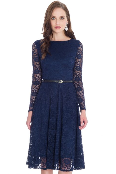 Goddiva Day Plus Evening Lace Dress