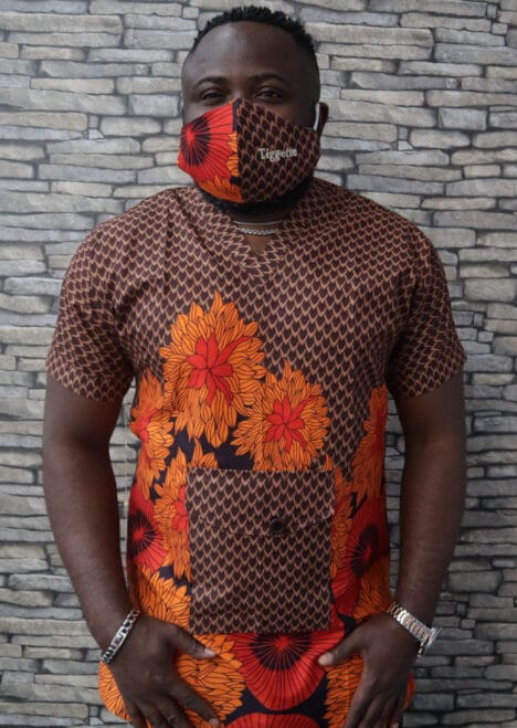 Nekes Pure Danchiki Ethnic Top with Branded Face Mask